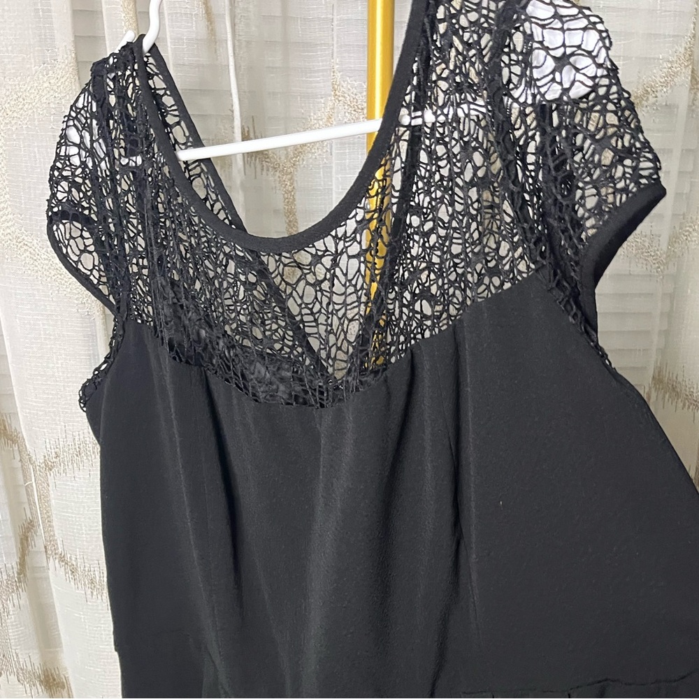City Chic Black Lace Dress